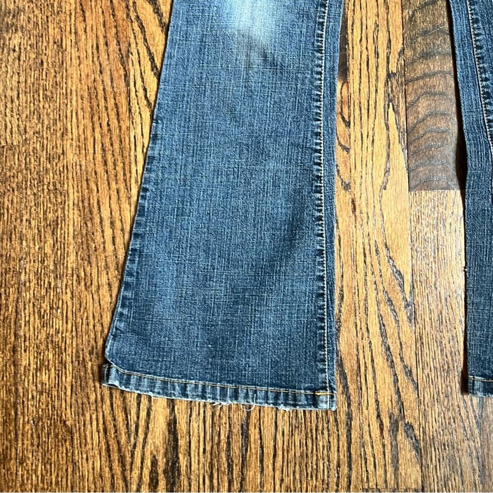 Y2K Calvin Klein Flare Jeans Vintage Low Rise 2000s Women’s Size 5 - Picture 2 of 8